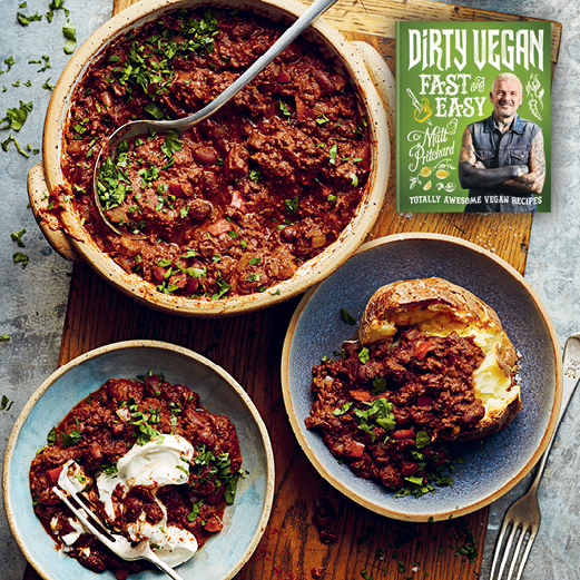 Smoky dark chocolate chilli