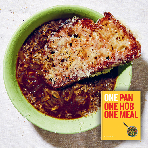 French onion and marmite soup